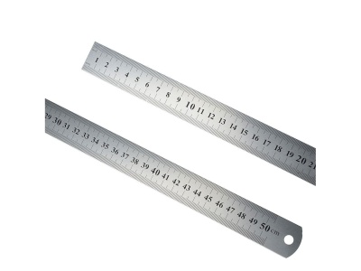 Линейка железная 50см ЕРМАК (400шт/кор) - фото в Миди Лтд Изображение товара Линейка железная 50см ЕРМАК (400шт/кор) в Миди Лтд