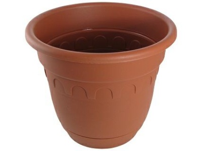 Изображение товара Горшок КОЛЫВАНЬ с поддном d30см 10л терракот (7шт/уп) в Миди Лтд