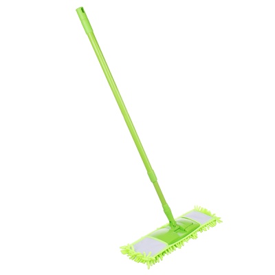 Изображение товара Швабра с насадкой из микрофибры, ручка телескоп. металл, пластик 70-120см VETTA (12шт/кор) в Миди Лтд