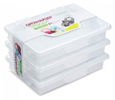 Органайзер ФОЛДИ малый 170*120мм набор 3шт прозрачный (12шт/уп) - фото в Миди Лтд Изображение товара Органайзер ФОЛДИ малый 170*120мм набор 3шт прозрачный (12шт/уп) в Миди Лтд