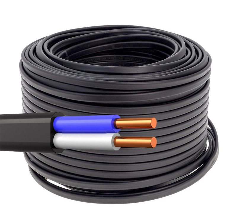 Изображение товара Кабель ВВГ-Пнг 2х2,5 черный ТУ в Миди Лтд