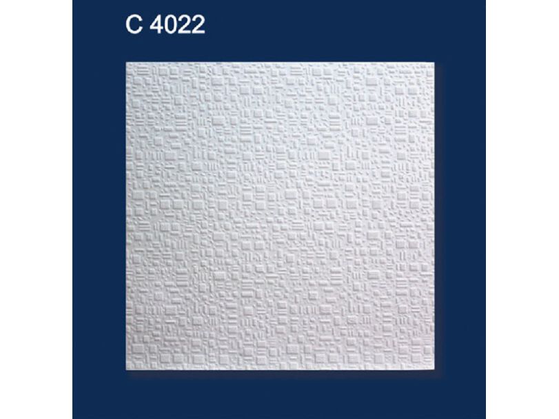 Изображение товара Потолочная плита белая 50*50см С4022 (уп-2кв.м)(кор-12уп) в Миди Лтд