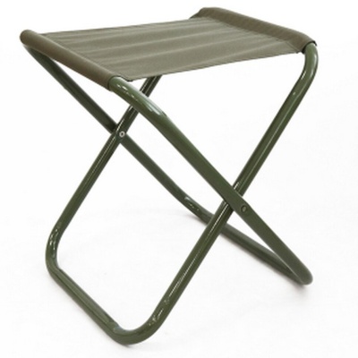 Изображение товара Стул туристический СЛЕДОПЫТ складной большой 410х460х470мм труба сталь 25х1мм цвет хаки тёмный в Миди Лтд