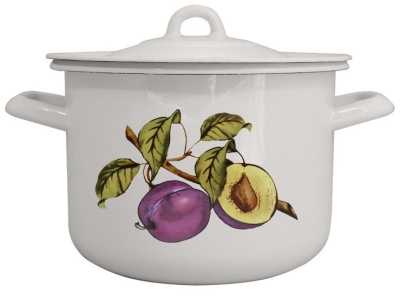 Кастрюля эмаль белая 3,4л Слива Р-16124Б/4ДМлЭК (4шт/уп) Х - фото в Миди Лтд Изображение товара Кастрюля эмаль белая 3,4л Слива Р-16124Б/4ДМлЭК (4шт/уп) Х в Миди Лтд