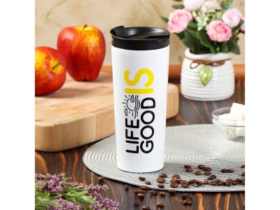 Термокружка нерж сталь 0,45л (SL-NT014E-SS-logo1) Daniks Серебряная (24шт/уп) - фото в Миди Лтд Изображение товара Термокружка нерж сталь 0,45л (SL-NT014E-SS-logo1) Daniks Серебряная (24шт/уп) в Миди Лтд