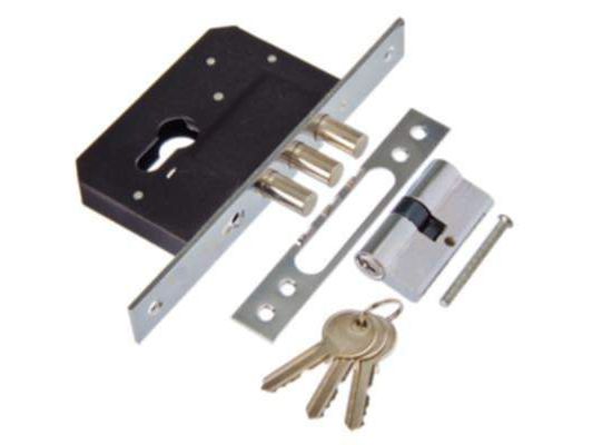 Замок врезной 189-3М хром   ХХ - фото в Миди Лтд Изображение товара Замок врезной 189-3М хром   ХХ в Миди Лтд