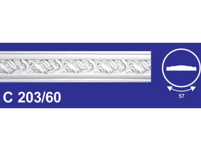 Изображение товара Инжекционный молдинг 57*2м  C203/60 (уп-60шт) в Миди Лтд