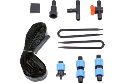 Капельный полив Жук с эмиттерной лентой расширительный комплект 6м - фото в Миди Лтд Изображение товара Капельный полив Жук с эмиттерной лентой расширительный комплект 6м в Миди Лтд