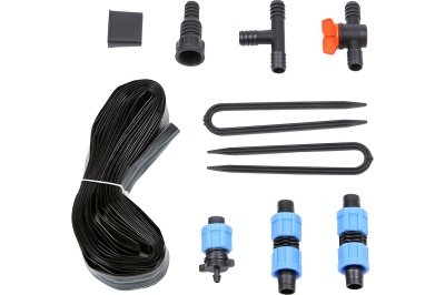 Капельный полив Жук с эмиттерной лентой расширительный комплект 6м - фото в Миди Лтд Изображение товара Капельный полив Жук с эмиттерной лентой расширительный комплект 6м в Миди Лтд