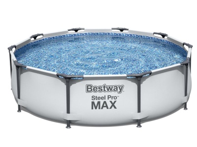 Бассейн каркасный с фильтр-насосом BESTWAY Steel Pro max 305*76см 4678л 56408 - фото в Миди Лтд Изображение товара Бассейн каркасный с фильтр-насосом BESTWAY Steel Pro max 305*76см 4678л 56408 в Миди Лтд