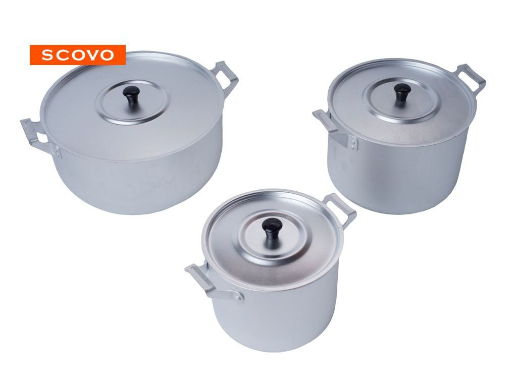 Набор кастрюль алюм. Scovo Матрешка №1 - фото в Миди Лтд Изображение товара Набор кастрюль алюм. Scovo Матрешка №1 в Миди Лтд