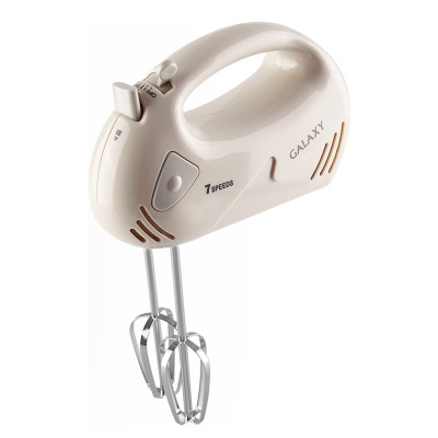 Миксер GALAXY GL 2207 200Вт 7 скоростей 2шт насадки-венчика 2шт насадки для теста - фото в Миди Лтд Изображение товара Миксер GALAXY GL 2207 200Вт 7 скоростей 2шт насадки-венчика 2шт насадки для теста в Миди Лтд