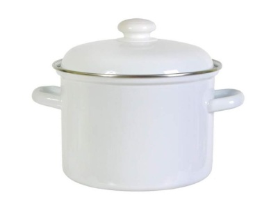 Изображение товара Кастрюля эмаль белая 4,5л Татьяна С-1515АП2/4 (4шт/уп) X в Миди Лтд