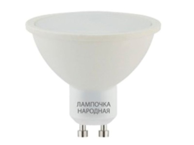 Изображение товара Лампа светодиодная Народная PAR16 7Вт 230В 4000К GU10  TDM в Миди Лтд