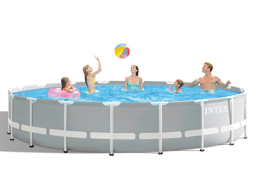 Бассейн каркасный с фильтр-насосом INTEX призматический 549*122см 26732NP    ХХ - фото в Миди Лтд Изображение товара Бассейн каркасный с фильтр-насосом INTEX призматический 549*122см 26732NP    ХХ в Миди Лтд