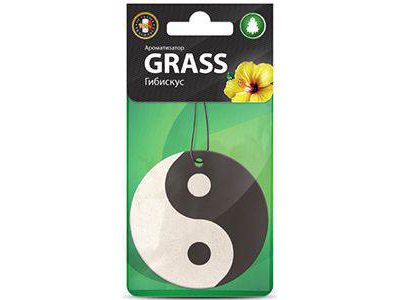 Изображение товара Ароматизатор картонный GRASS Инь Ян гибискус (50шт/уп) в Миди Лтд