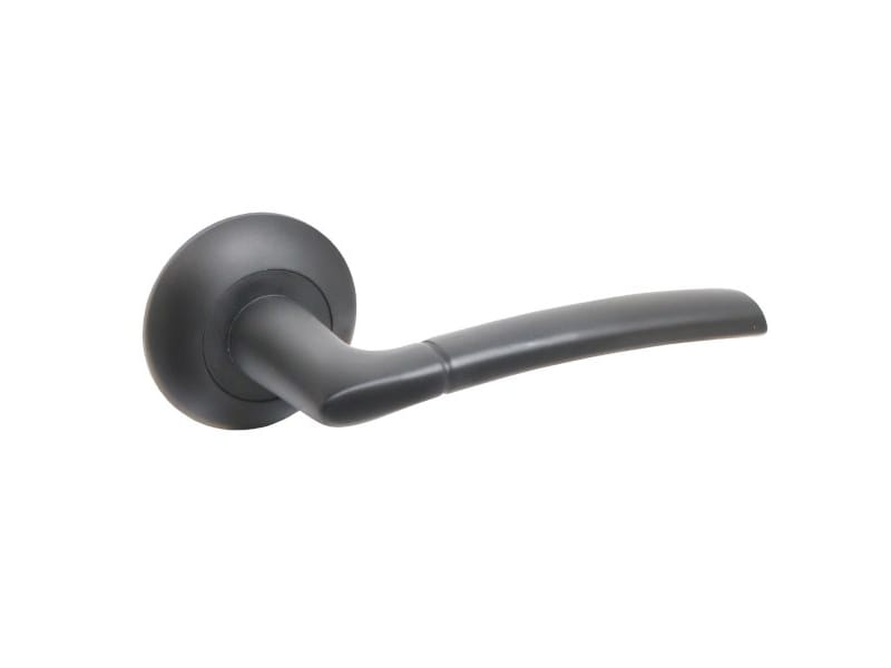 Ручки дверные Стандарт AL27 BL, матовый черный - фото в Миди Лтд Изображение товара Ручки дверные Стандарт AL27 BL, матовый черный в Миди Лтд