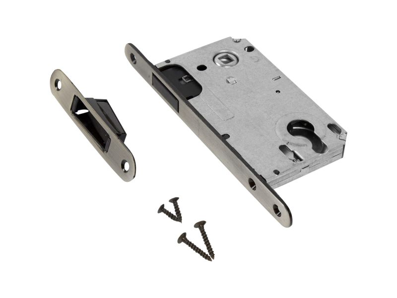 Замок врезной 5300-М-С магнитный под ЦМ СР хром - фото в Миди Лтд Изображение товара Замок врезной 5300-М-С магнитный под ЦМ СР хром в Миди Лтд