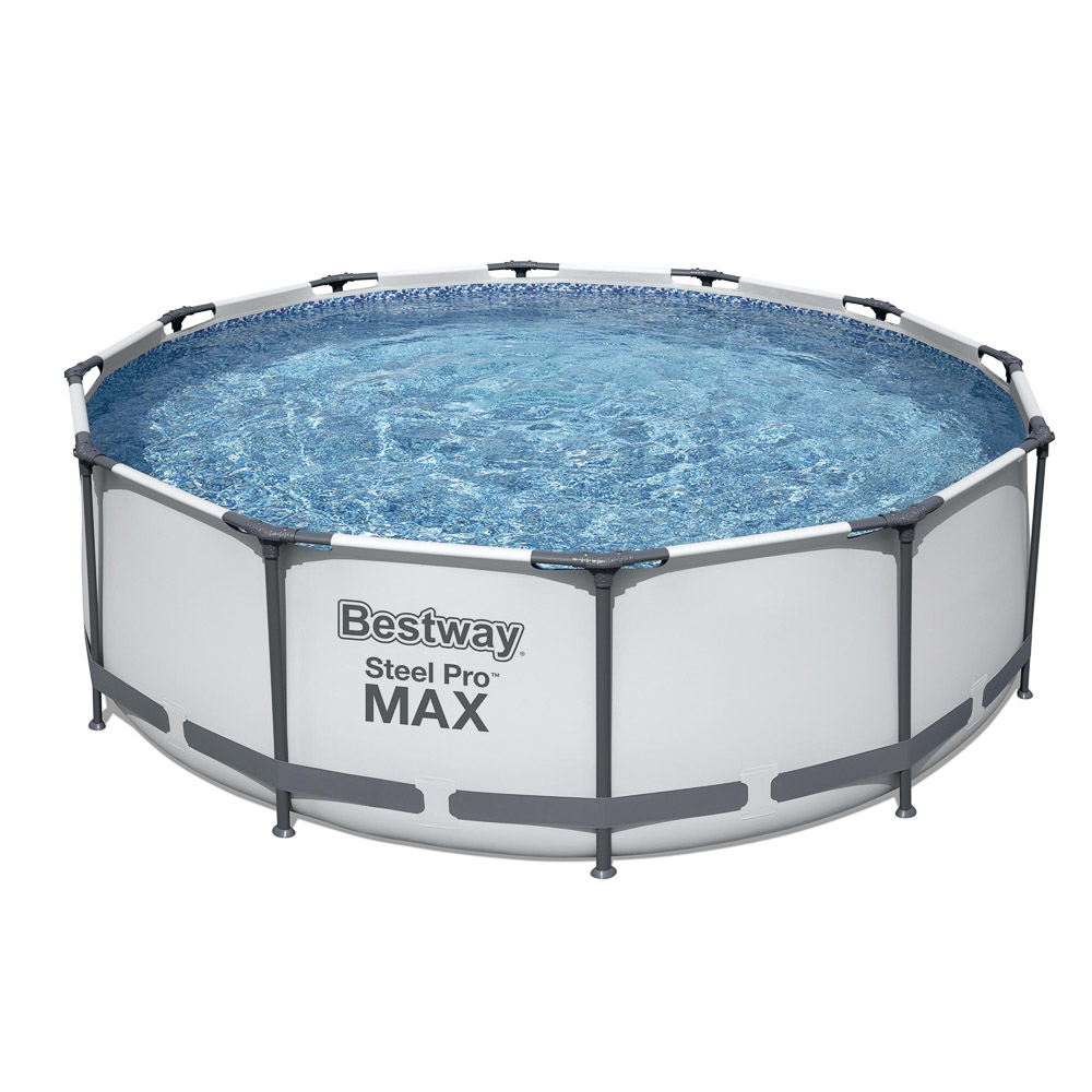 Бассейн каркасный с фильтр-насосом BESTWAY 366*100см 9150л 56260 - фото в Миди Лтд Изображение товара Бассейн каркасный с фильтр-насосом BESTWAY 366*100см 9150л 56260 в Миди Лтд
