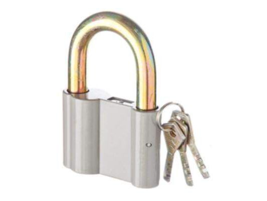 Изображение товара Замок навесной 80мм Ермак алюминиевый (48шт/кор) в Миди Лтд