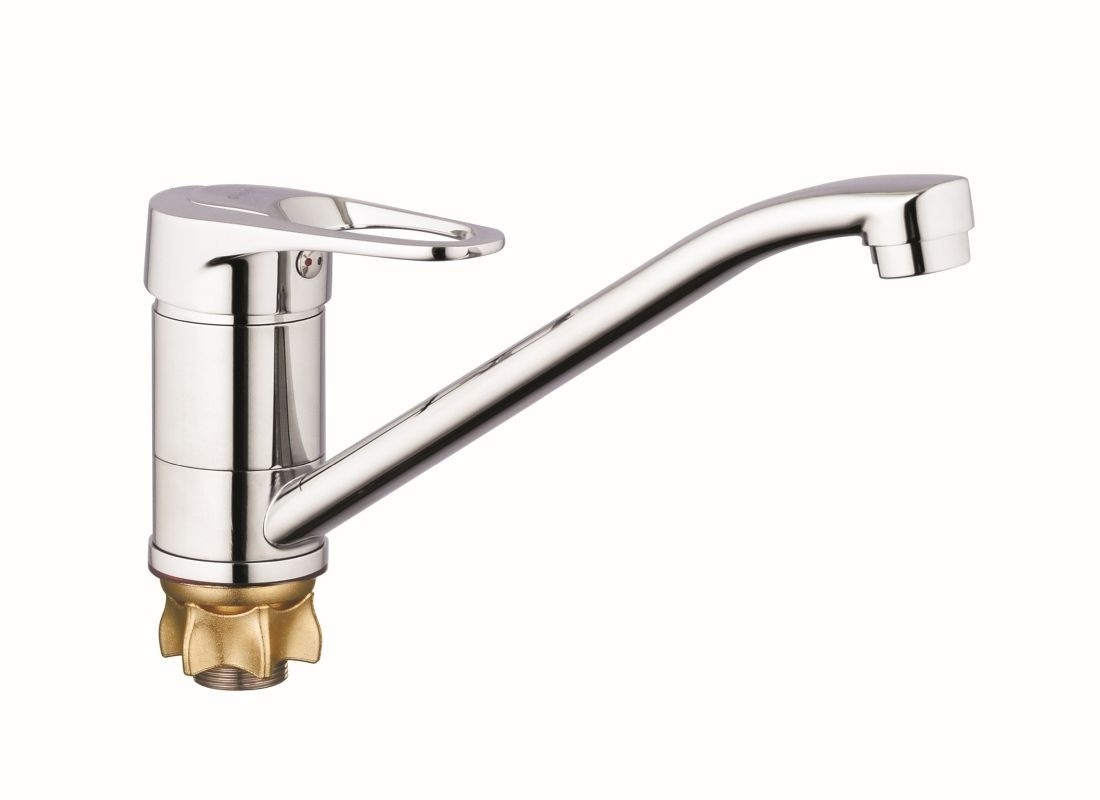 Смеситель G.LAUF кухня 40карт. 4Т4-А043 лат.гайка - фото в Миди Лтд Изображение товара Смеситель G.LAUF кухня 40карт. 4Т4-А043 лат.гайка в Миди Лтд