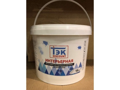 Изображение товара Краска интерьерная ТЭК 14кг (33шт/пал) в Миди Лтд