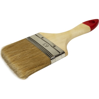 Изображение товара Кисть плоская 2,5 Белый 480 (12шт/уп) в Миди Лтд