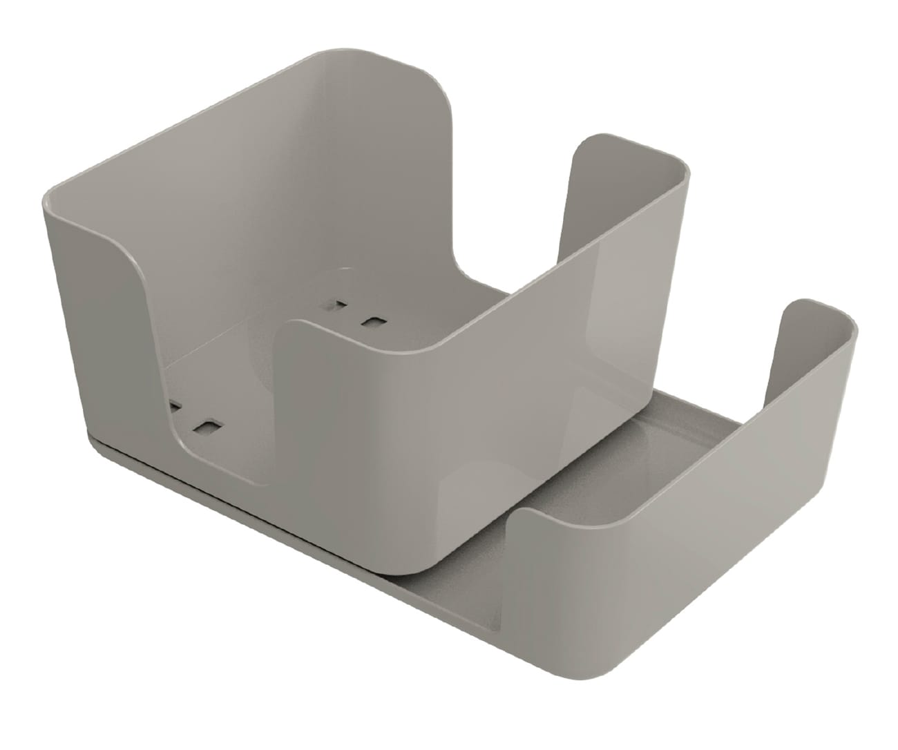 Салфетница с отделением для специй Смарт пыльно-серая (15шт/уп) Х - фото в Миди Лтд Изображение товара Салфетница с отделением для специй Смарт пыльно-серая (15шт/уп) Х в Миди Лтд