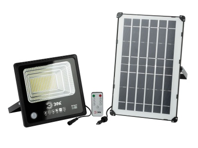 Изображение товара Прожектор светодиодный 100Bт на солн.бат. ЭРА с датчиком движения 1200Лм 5000К IP65 в Миди Лтд