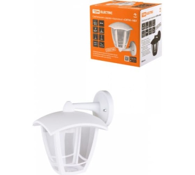 Светильник СИТИ НБУ 07-60-002 У1 садово-парковый 4-х гранник настенный вниз белый TDM - фото в Миди Лтд Изображение товара Светильник СИТИ НБУ 07-60-002 У1 садово-парковый 4-х гранник настенный вниз белый TDM в Миди Лтд