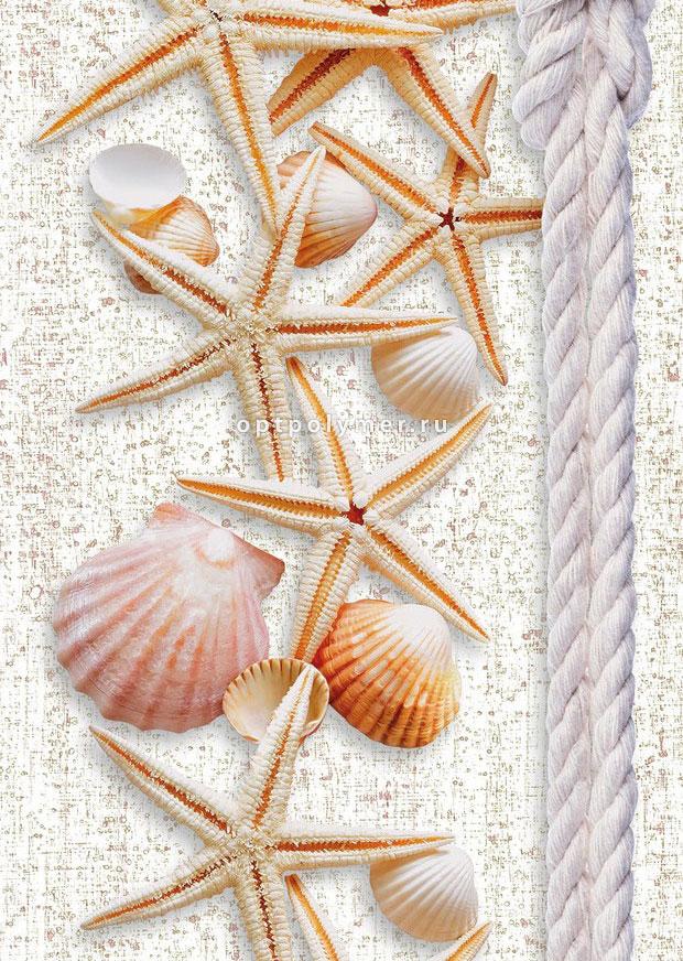 Панель ПВХ Узор термопечать 0,25х2,7м (уп=6,75м2/10шт) ракушки - фото в Миди Лтд Изображение товара Панель ПВХ Узор термопечать 0,25х2,7м (уп=6,75м2/10шт) ракушки в Миди Лтд