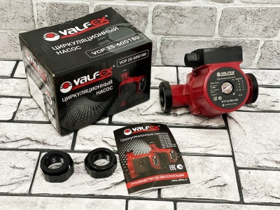 Насос циркуляционный VALFEX 32/4 180 с гайками - фото в Миди Лтд Изображение товара Насос циркуляционный VALFEX 32/4 180 с гайками в Миди Лтд