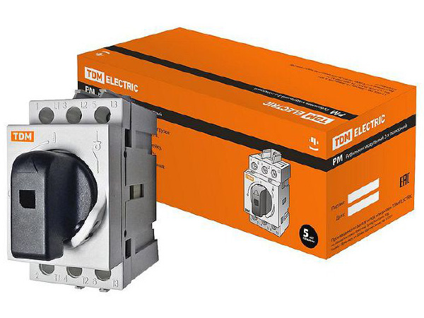 Рубильник модульный РМ-40 3Р 40А TDM - фото в Миди Лтд Изображение товара Рубильник модульный РМ-40 3Р 40А TDM в Миди Лтд