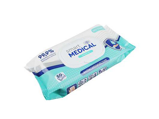 Салфетки влажные СМАРТ MEDICAL         ХХ - фото в Миди Лтд Изображение товара Салфетки влажные СМАРТ MEDICAL         ХХ в Миди Лтд