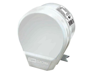 Изображение товара Разъем РШ-ВШ 2Р+РЕ СУ белый 32А 250В TDM в Миди Лтд