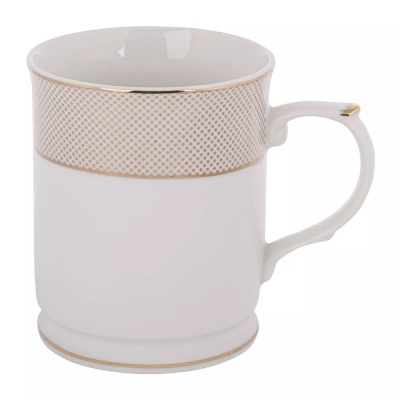 Кружка для чая MILLIMI 400мл Голд костяной фарфор (48шт/кор)    ХХ - фото в Миди Лтд Изображение товара Кружка для чая MILLIMI 400мл Голд костяной фарфор (48шт/кор)    ХХ в Миди Лтд