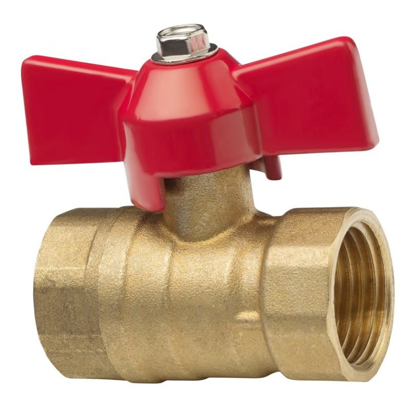 Изображение товара Кран шаровой 1/2 11Б27п1 Г/Г баб. Ду 15 (160шт/уп) в Миди Лтд