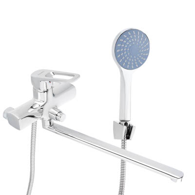 Смеситель для ванны СоюзКран с душем прямой излив 35см керам картридж 35мм хром цинк SK08-Р137 - фото в Миди Лтд Изображение товара Смеситель для ванны СоюзКран с душем прямой излив 35см керам картридж 35мм хром цинк SK08-Р137 в Миди Лтд