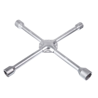 Ключ баллонный крестовой 17-19-21-23 мм 14д усиленный сатин ЕРМАК (15шт/кор) - фото в Миди Лтд Изображение товара Ключ баллонный крестовой 17-19-21-23 мм 14д усиленный сатин ЕРМАК (15шт/кор) в Миди Лтд