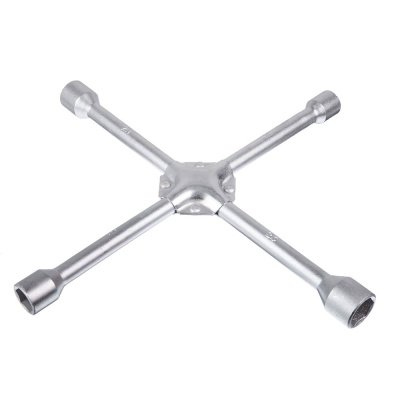 Ключ баллонный крестовой 17-19-21-23 мм 14д усиленный сатин ЕРМАК (15шт/кор) - фото в Миди Лтд Изображение товара Ключ баллонный крестовой 17-19-21-23 мм 14д усиленный сатин ЕРМАК (15шт/кор) в Миди Лтд