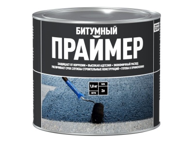 Изображение товара Праймер битумный 2л/1,8кг (6шт/кор; 240шт/пал) в Миди Лтд