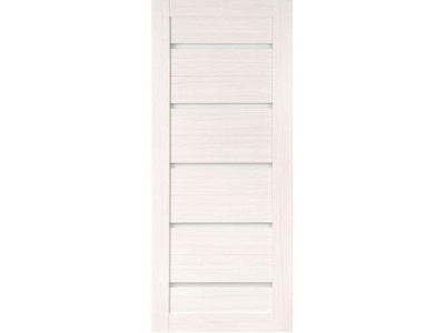 Изображение товара Полотно дверное ПО деколайн модель-22 беленый дуб стекло мат бел 800 в Миди Лтд