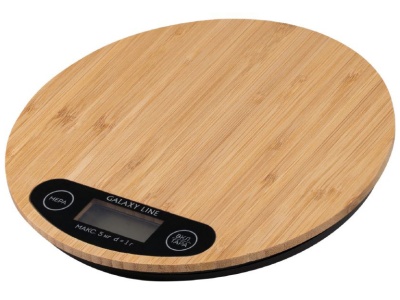 Весы кухонные электронные GALAXY LINE GL 2813 максимальная нагрузка 5кг бамбуковая платформа - фото в Миди Лтд Изображение товара Весы кухонные электронные GALAXY LINE GL 2813 максимальная нагрузка 5кг бамбуковая платформа в Миди Лтд