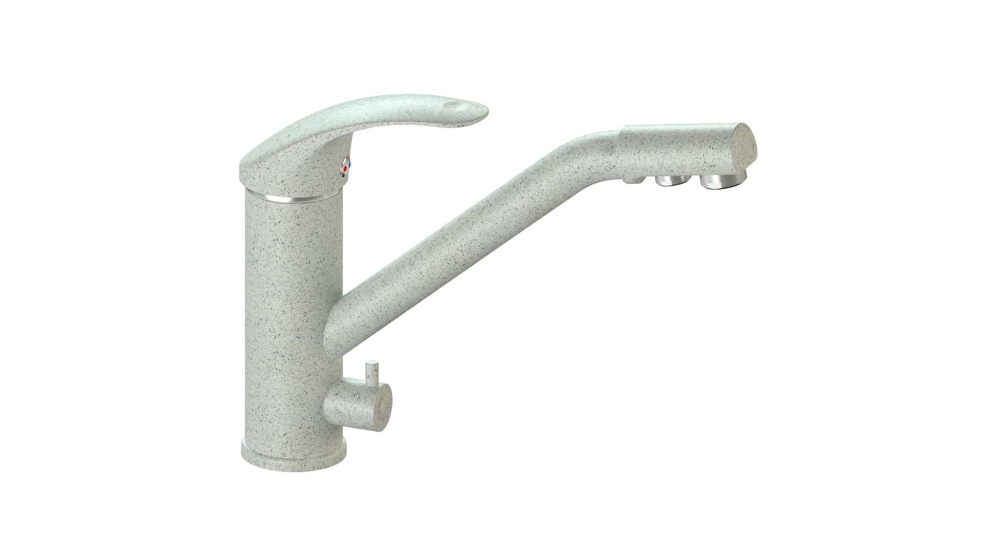 Смеситель д/гранитной мойки KM010/Q10 (светло-серый) ПОД ФИЛЬТР - фото в Миди Лтд Изображение товара Смеситель д/гранитной мойки KM010/Q10 (светло-серый) ПОД ФИЛЬТР в Миди Лтд