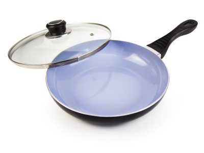 Изображение товара Сковорода GALAXY GL 9816 24*4.8см с крышкой керамическое покрытие для всех видов плит в Миди Лтд
