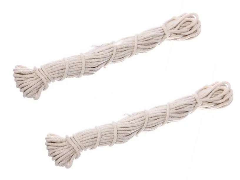 Изображение товара Веревка х/б Плетёная  D-6мм*10м в Миди Лтд