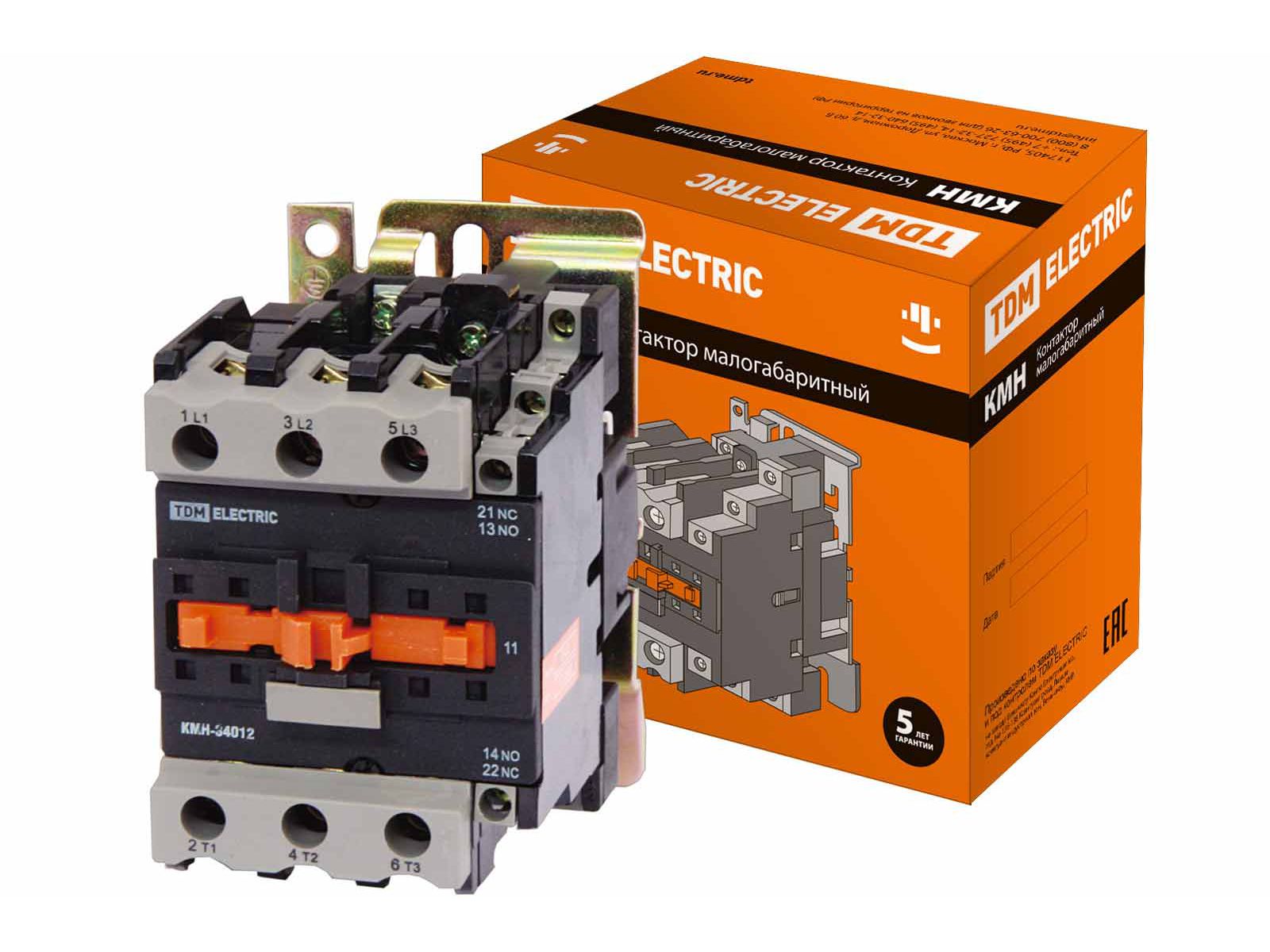 Контактор КМН-34012 40А 230В/АС31НО, 1Н3 TDM - фото в Миди Лтд Изображение товара Контактор КМН-34012 40А 230В/АС31НО, 1Н3 TDM в Миди Лтд