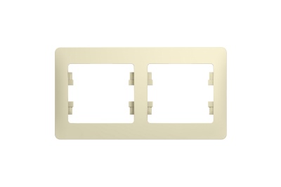Рамка 2-ая Schneider Glossa горизонтальная бежевая - фото в Миди Лтд Изображение товара Рамка 2-ая Schneider Glossa горизонтальная бежевая в Миди Лтд
