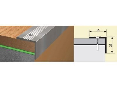 Изображение товара Угол 25*25 1,8 дуб дымчатый в Миди Лтд