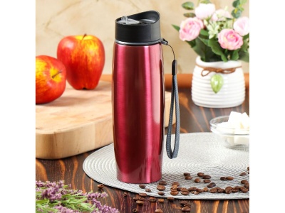 Изображение товара Термокружка нерж сталь 0,5л (FC-323-19-1940) Daniks Бордовая (24шт/уп) Х в Миди Лтд